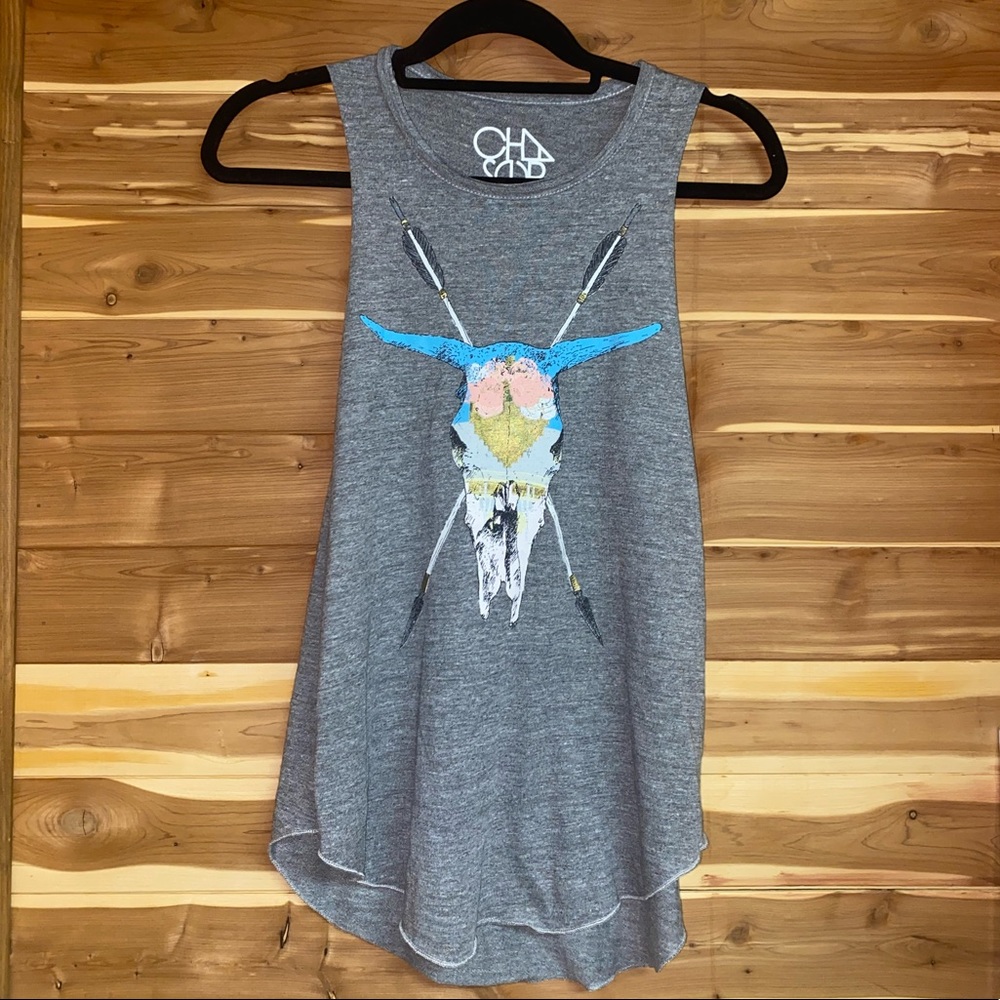 Grey Chaser skull tank